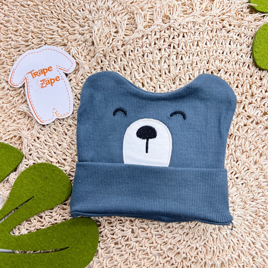 Gorro Ursinho - Cinza
